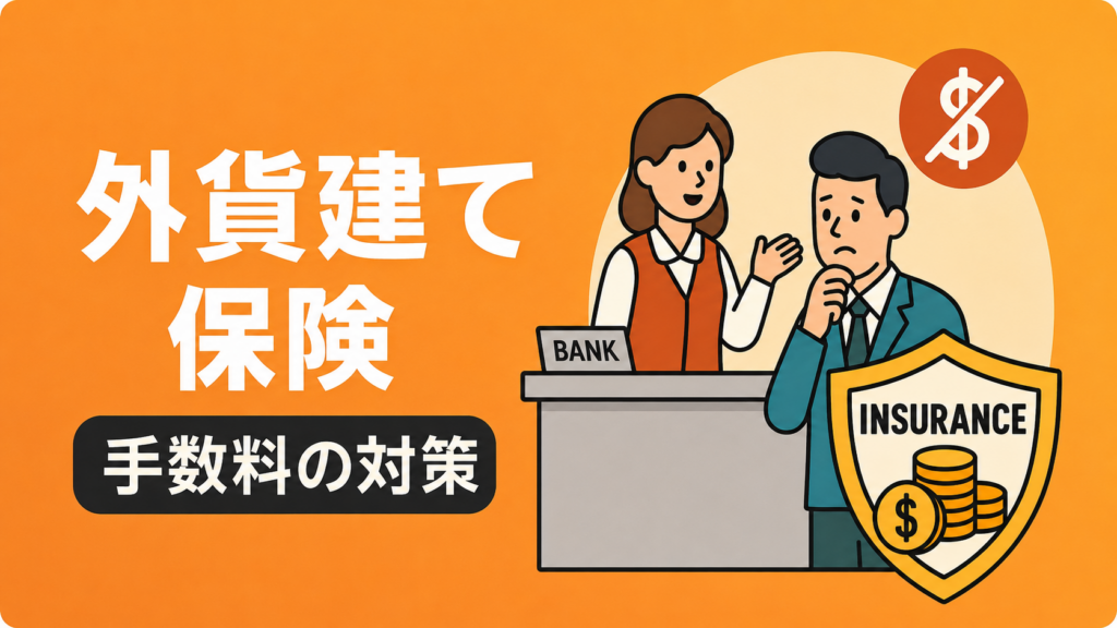 銀行窓口で勧められる外貨建て保険。手数料で大損しないための防衛策
