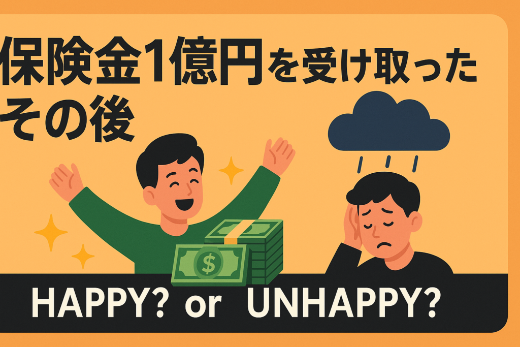 保険金1億円を受け取った人のその後。お金がもたらす幸福と不幸