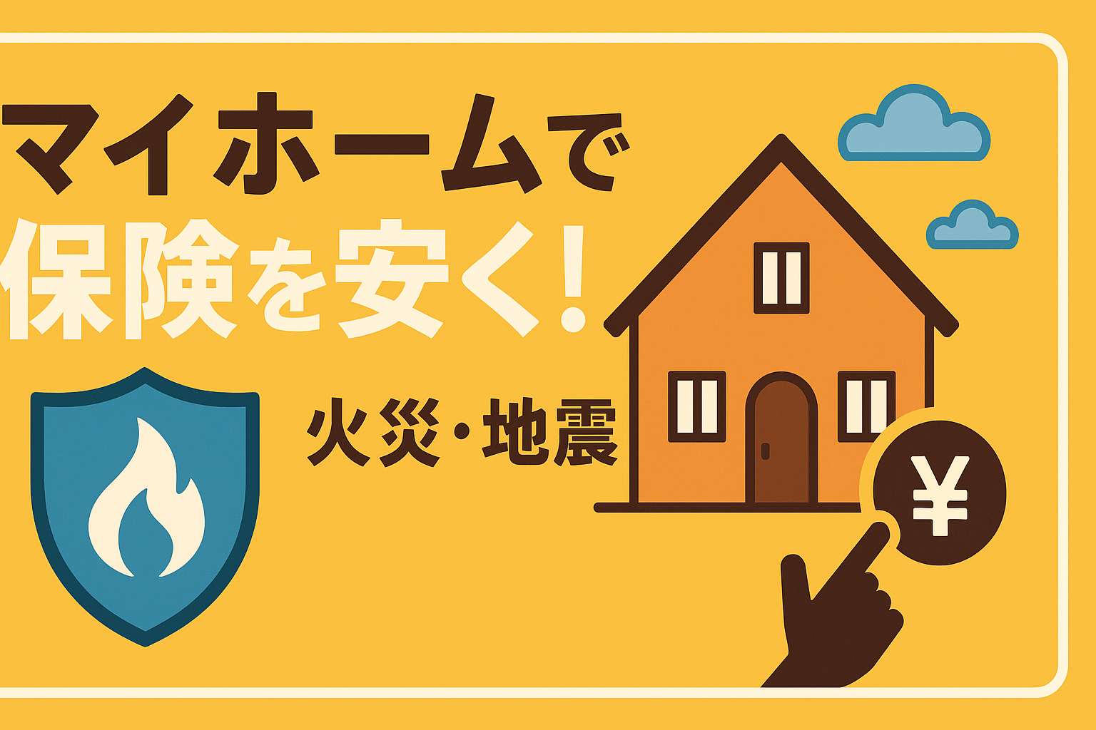 マイホーム購入は保険見直しのチャンス。火災保険・地震保険の安くするコツ