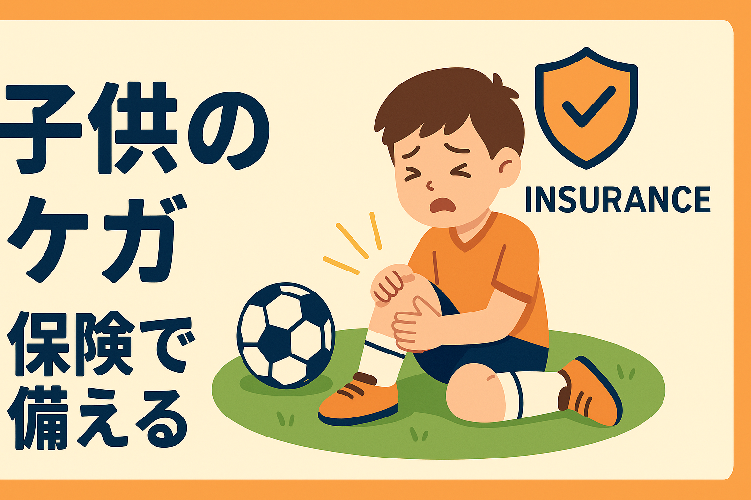 子供のスポーツ中の怪我。個人賠償責任保険があなたを救う