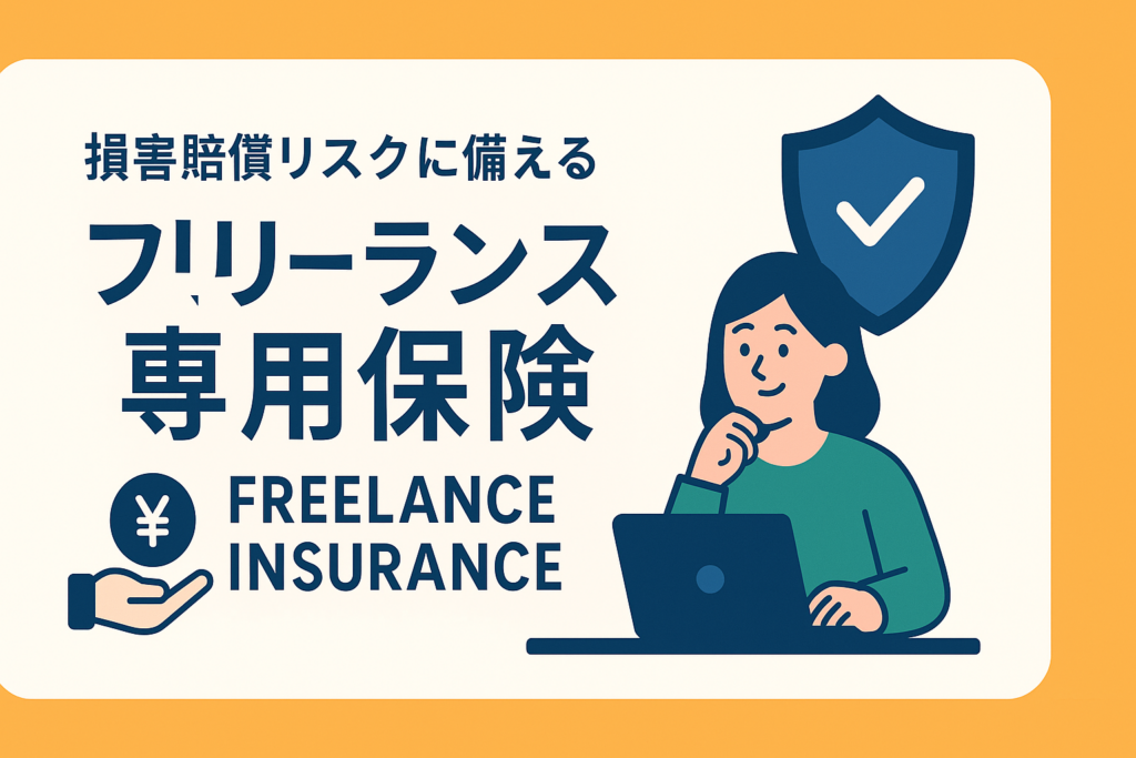 副業を始めたら。損害賠償リスクに備える「フリーランス専用保険」