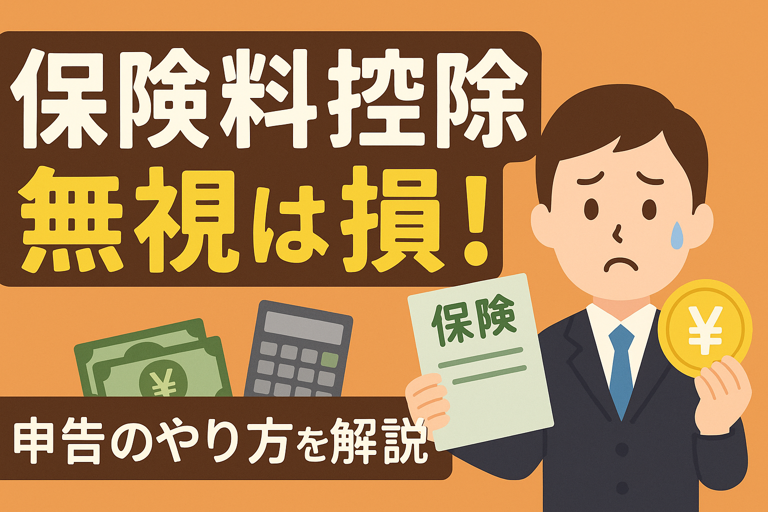 保険料控除を無視するのは年間数万円を捨てるのと同じ。申告のやり方解説