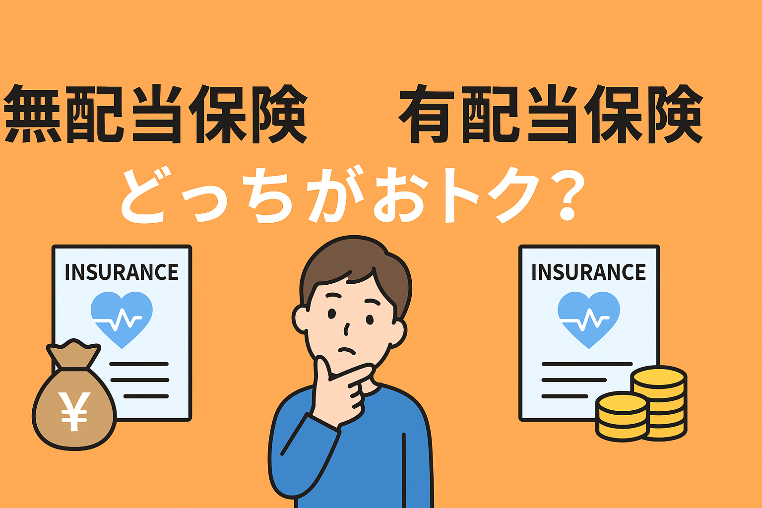 無配当保険と有配当保険、どっちが結局「実質負担」が少ないのか