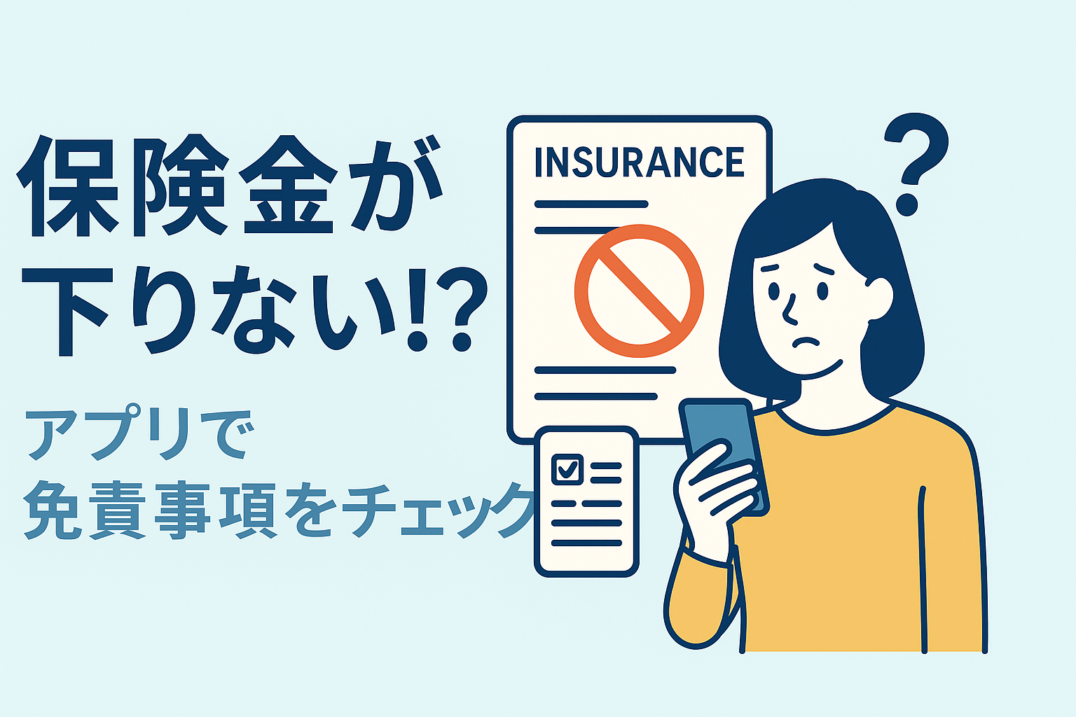 保険金が「下りない」ケース。約款に隠された免責事項をアプリで一括チェック