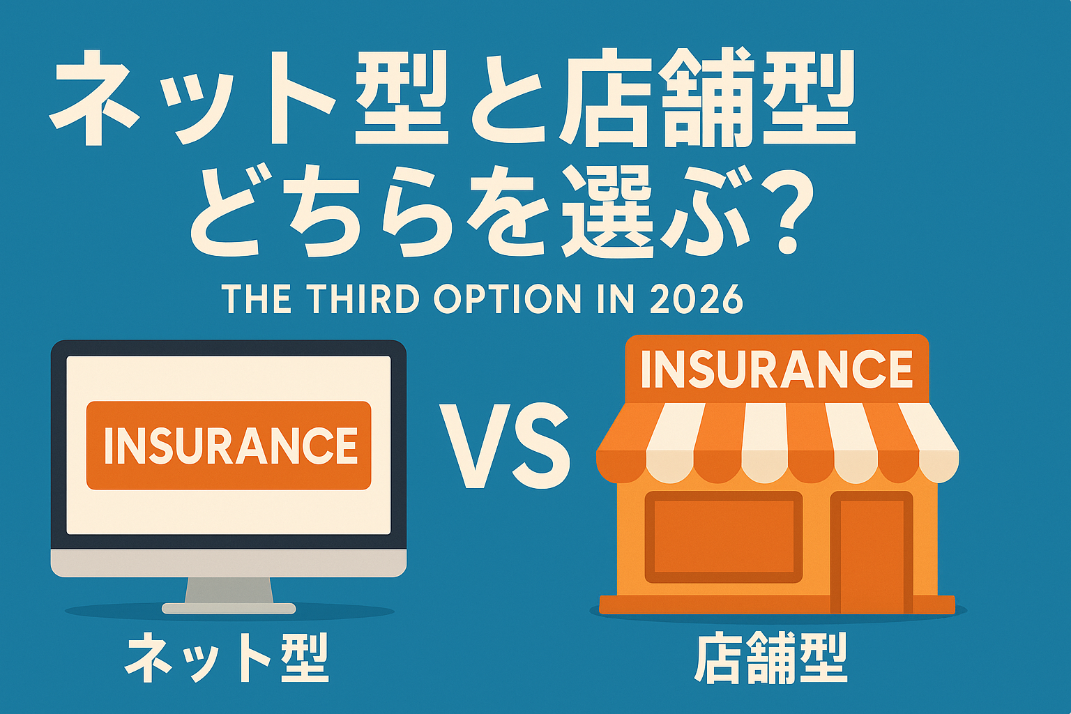 結局どこがいい？ネット型vs店舗型保険。2026年に選ぶべき「第3の選択肢」