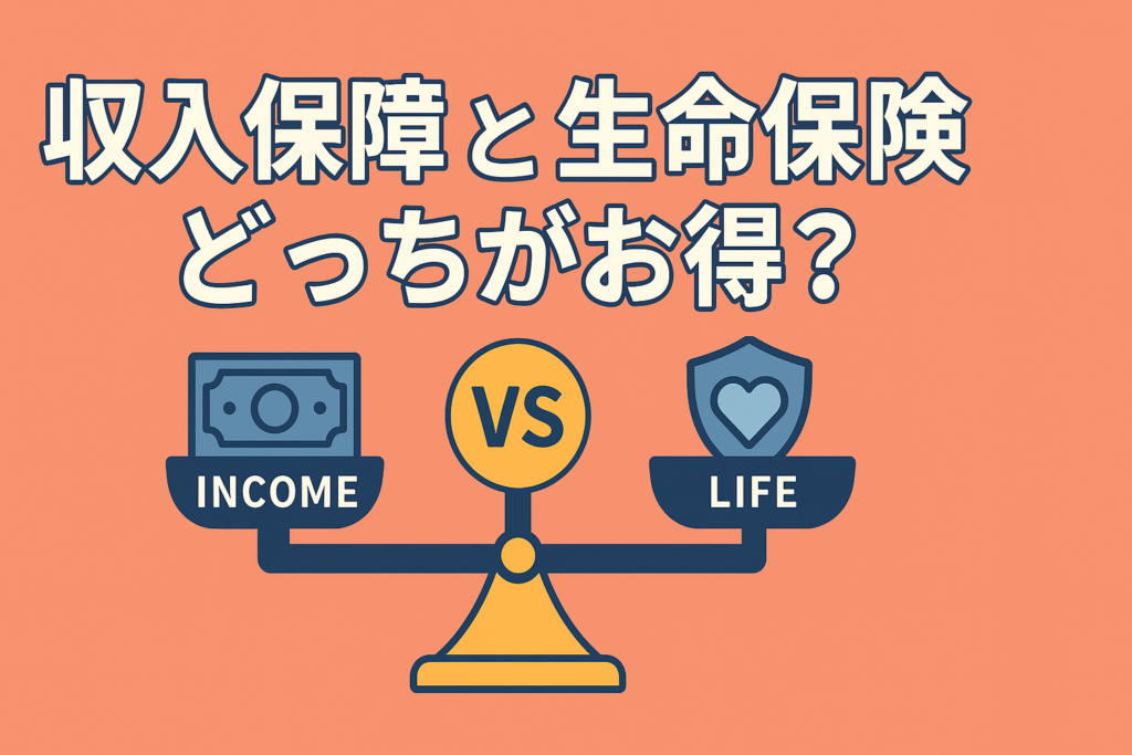 収入保障保険と生命保険の違い。家族を守るために本当にコスパが良いのはどっち？