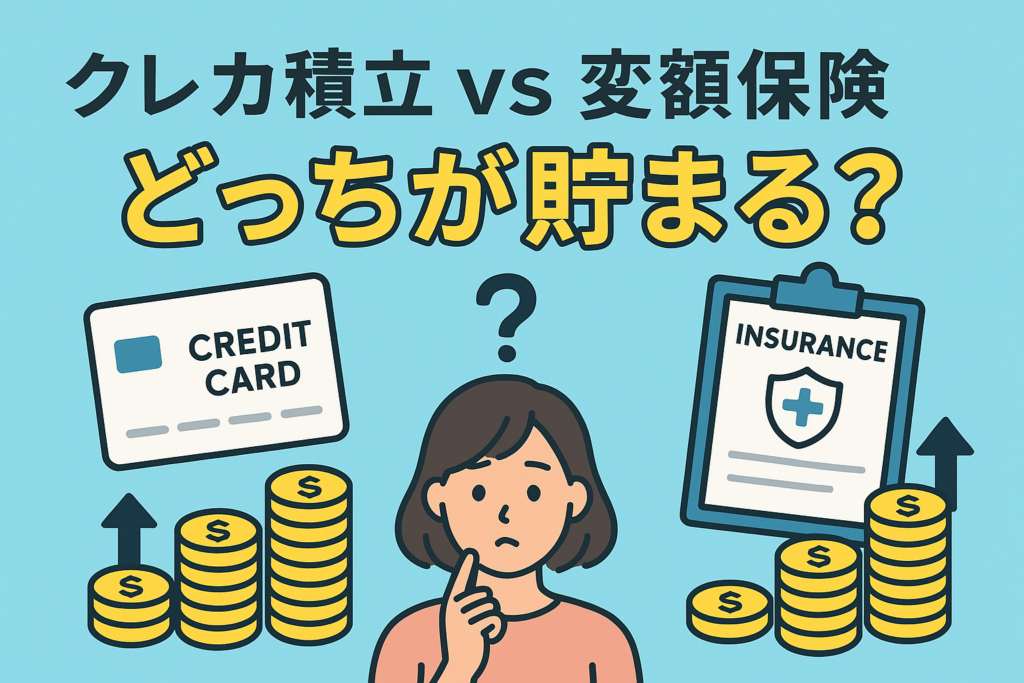 クレカ積立と変額保険、どっちが貯まる？資産形成としての保険を再考