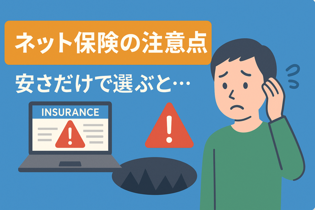 ネット保険の落とし穴。安いだけで選ぶと「いざという時」に困るポイント