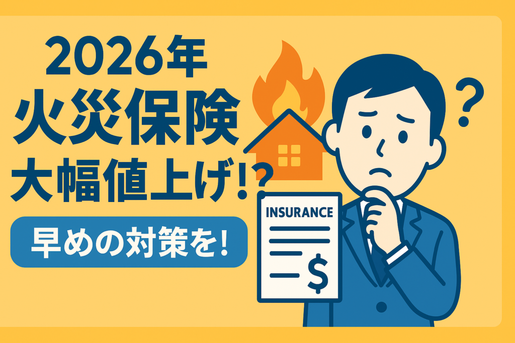 2026年、火災保険がさらに値上げ？今のうちに固定しておくべき対策術