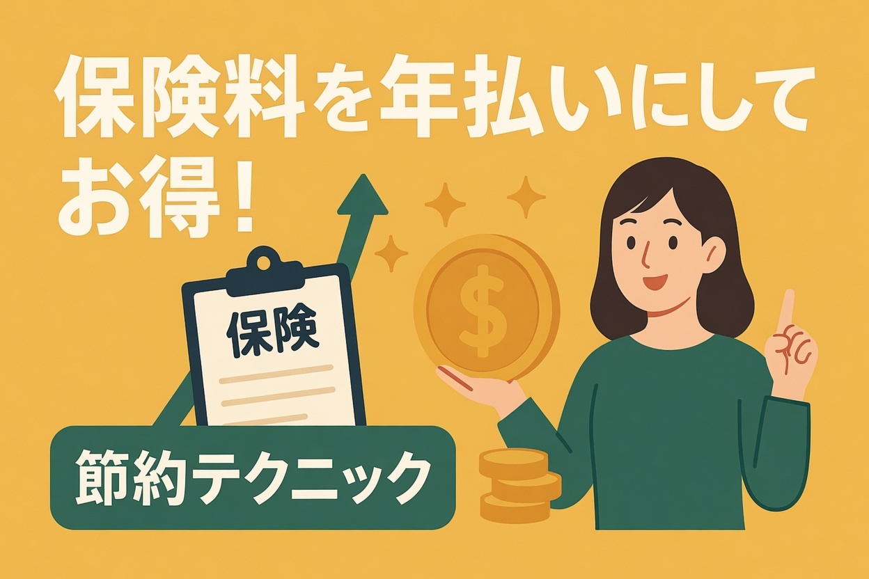 保険料の支払いを「年払い」にするだけで数％お得？節約テクニック集